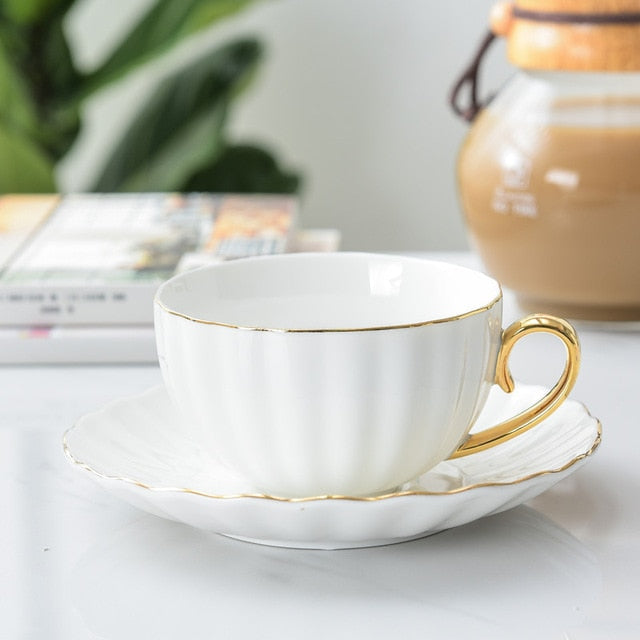 Kaffekoppar Med Fat Kreativ Design För Kaffeälskare 0