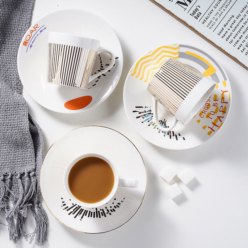 Kaffemugg med Rörligt Mönster och Bekvämt Handtag 2