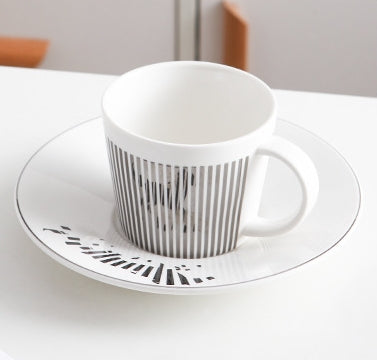 Kaffemugg med Rörligt Mönster och Bekvämt Handtag 4