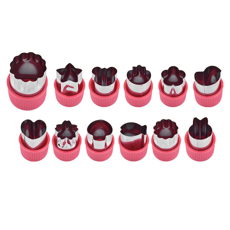 Kakskärare i Rostfritt Stål med Roliga Former 6