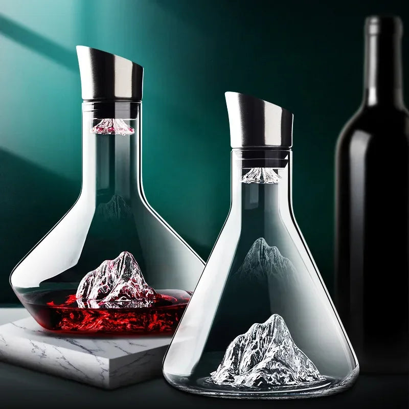Karaff Glas 1500ml Kreativ Design för Rödvin 2