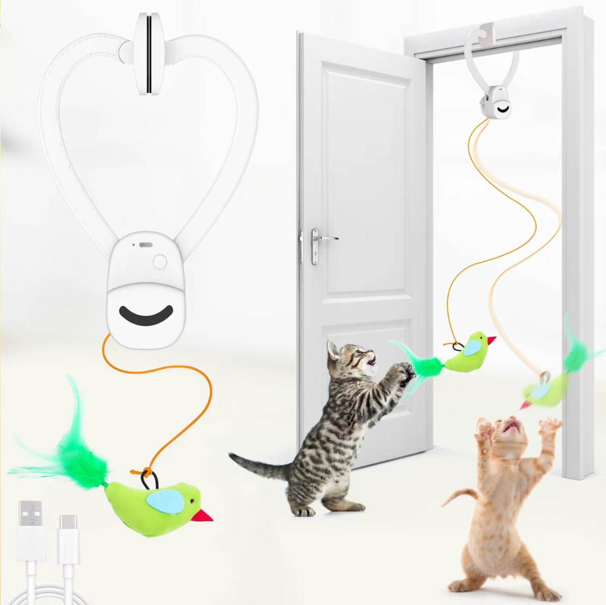 Kattens Flygande Fågelleksak Interaktiv 2