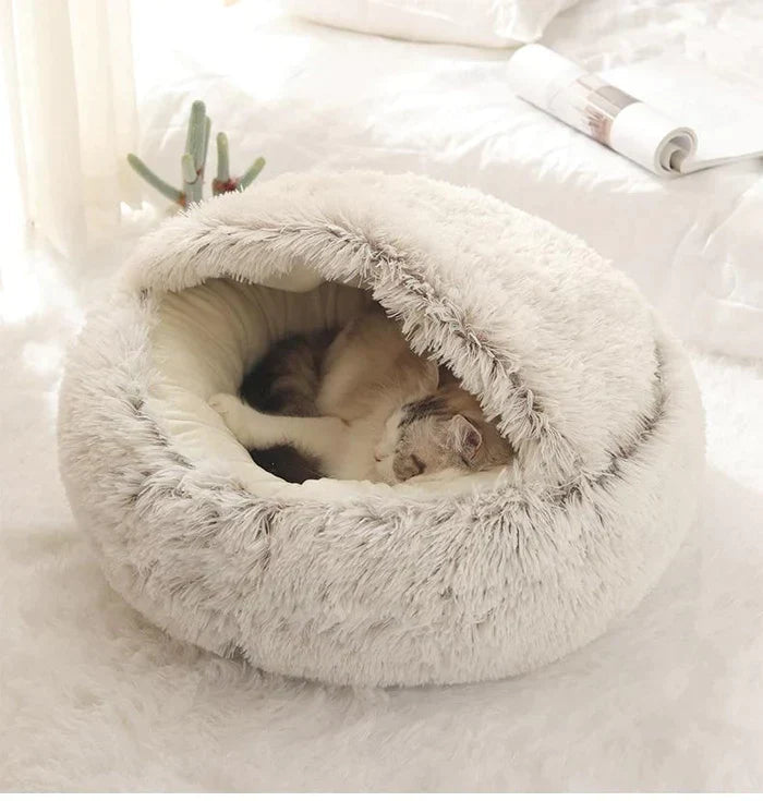 Kattkorg Halvsluten Design för Komfort 1