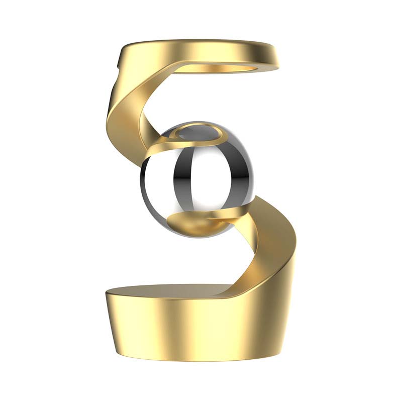 Kinetisk Skrivbordsleksak Spiralformad Dekorativ Skulptur 13