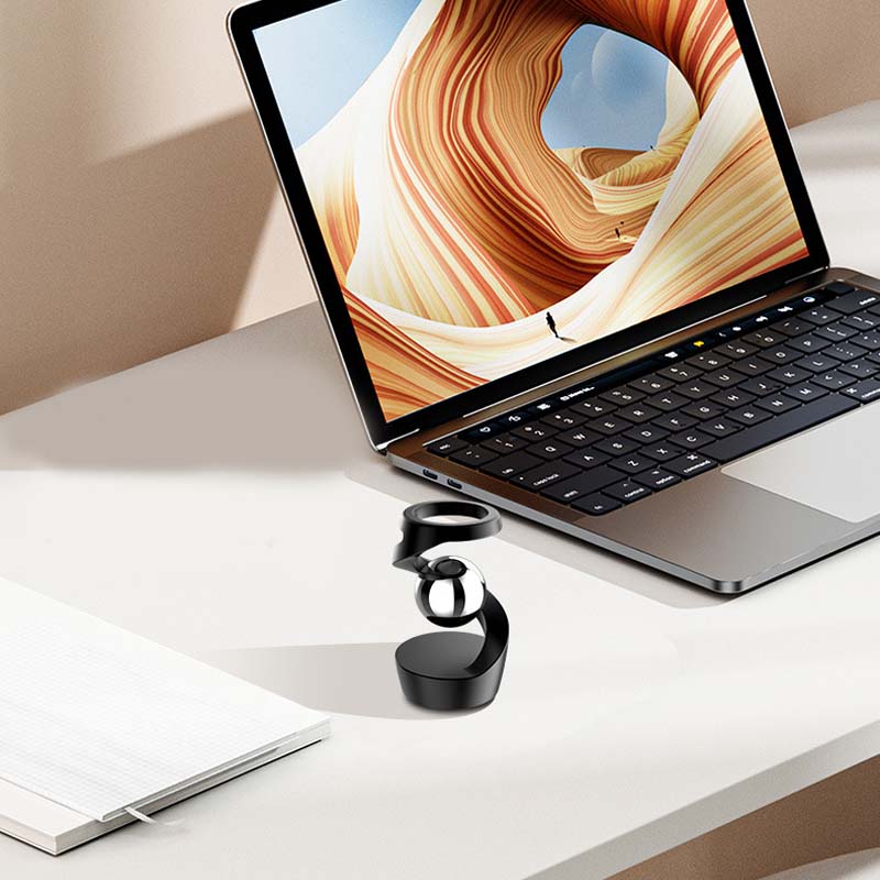 Kinetisk Skrivbordsleksak Spiralformad Dekorativ Skulptur 4