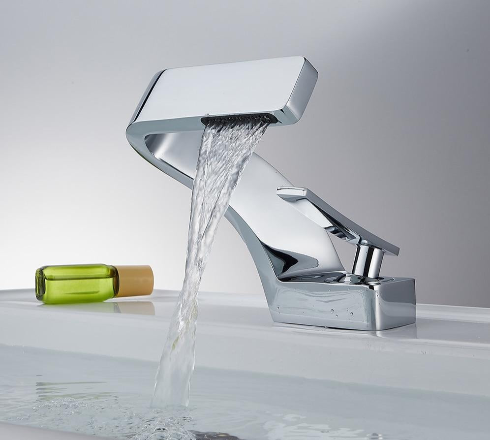 Kök Kran Modern Design Böjd för Handfat och Badrum 0