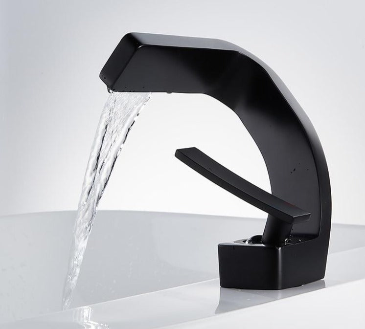 Kök Kran Modern Design Böjd för Handfat och Badrum 8