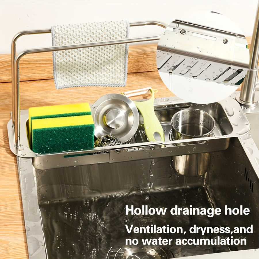 Köksfläckarrangör Justerbar i Rostfritt Stål 6