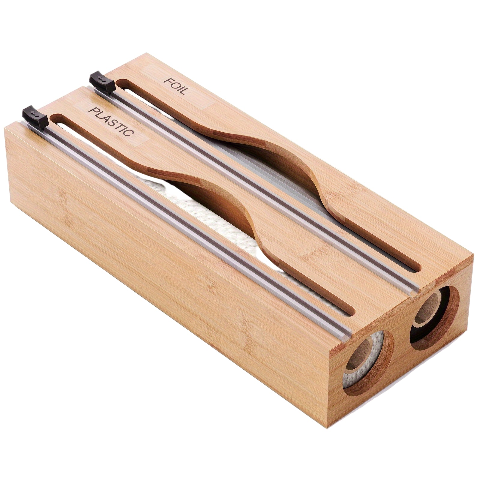 Köksinpackningsmaskin i trä med dubbla spår 1