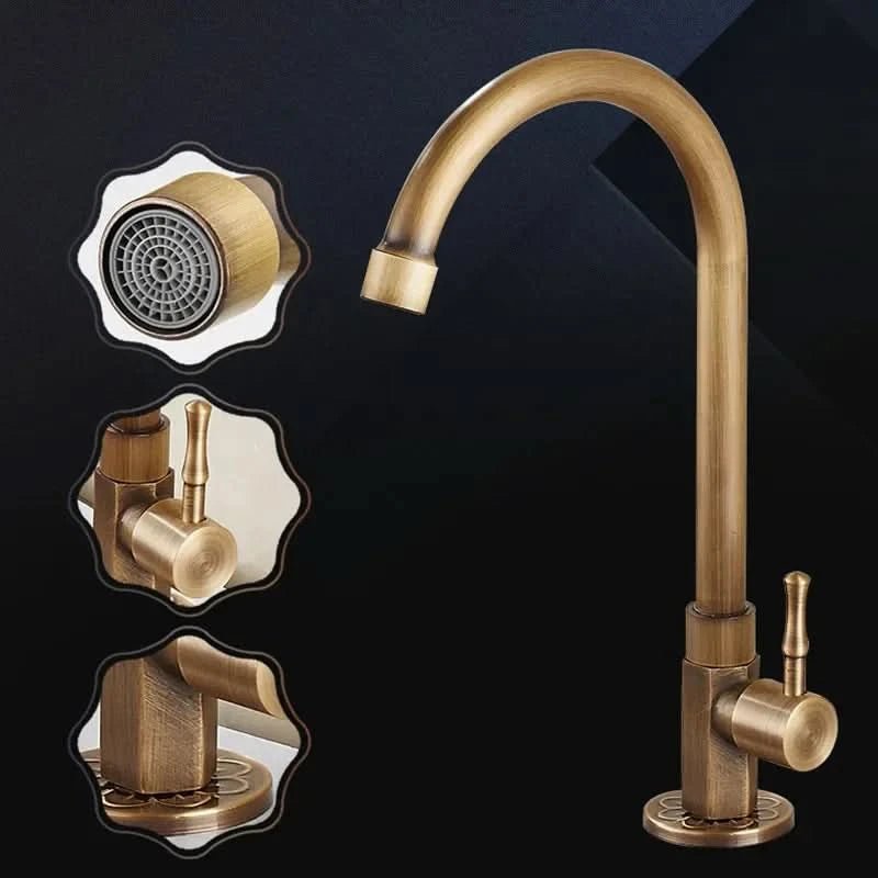 Kökskran med Antik Svanhalsdesign 3