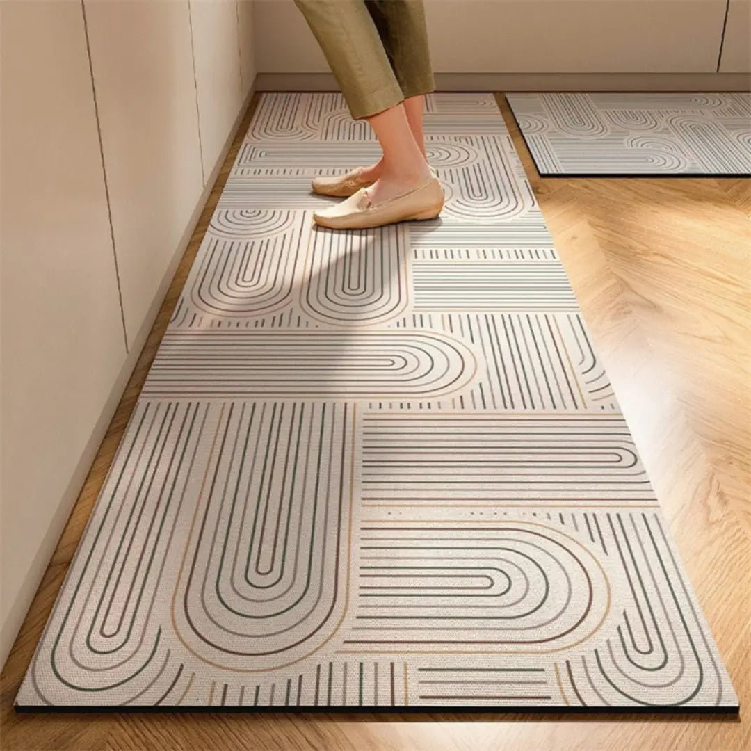 Köksmatta Halkfri Design för Matta Under Köksbord Minimalistisk Stil 5