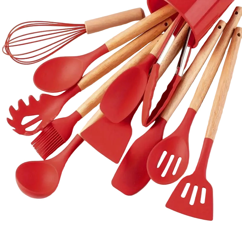 Köksredskap Set 12 Delar Med Ergonomiska Handtag 13