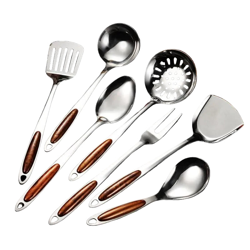 Köksredskap Set i Rostfritt Stål för Professionell Matlagning 0