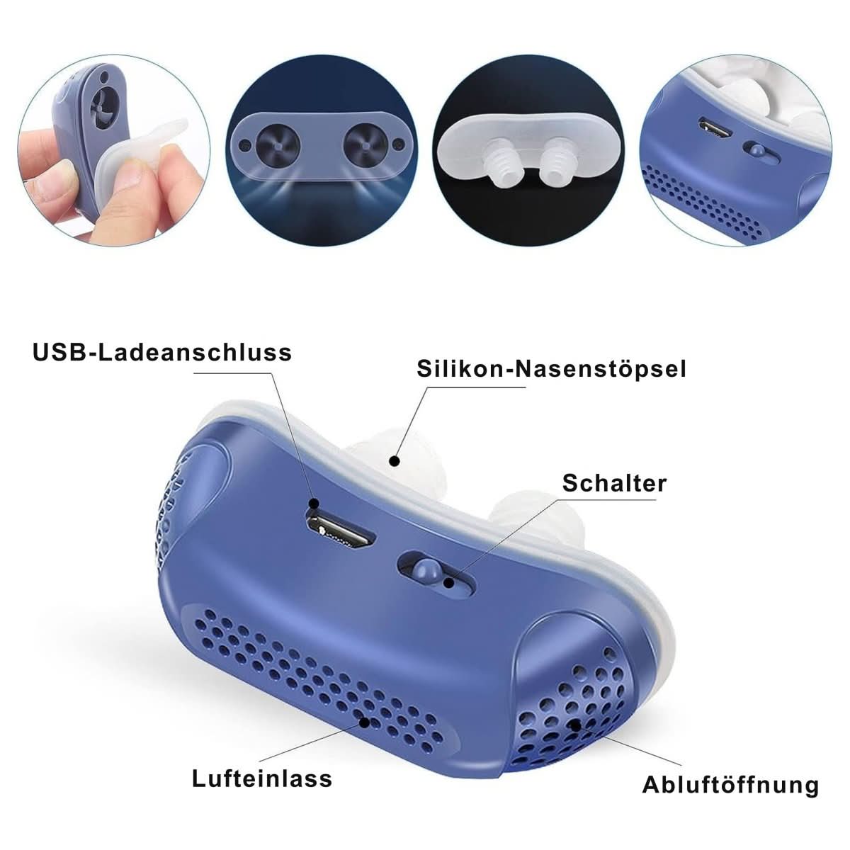 Kompakt CPAP-enhet för Sömn och Andning 3