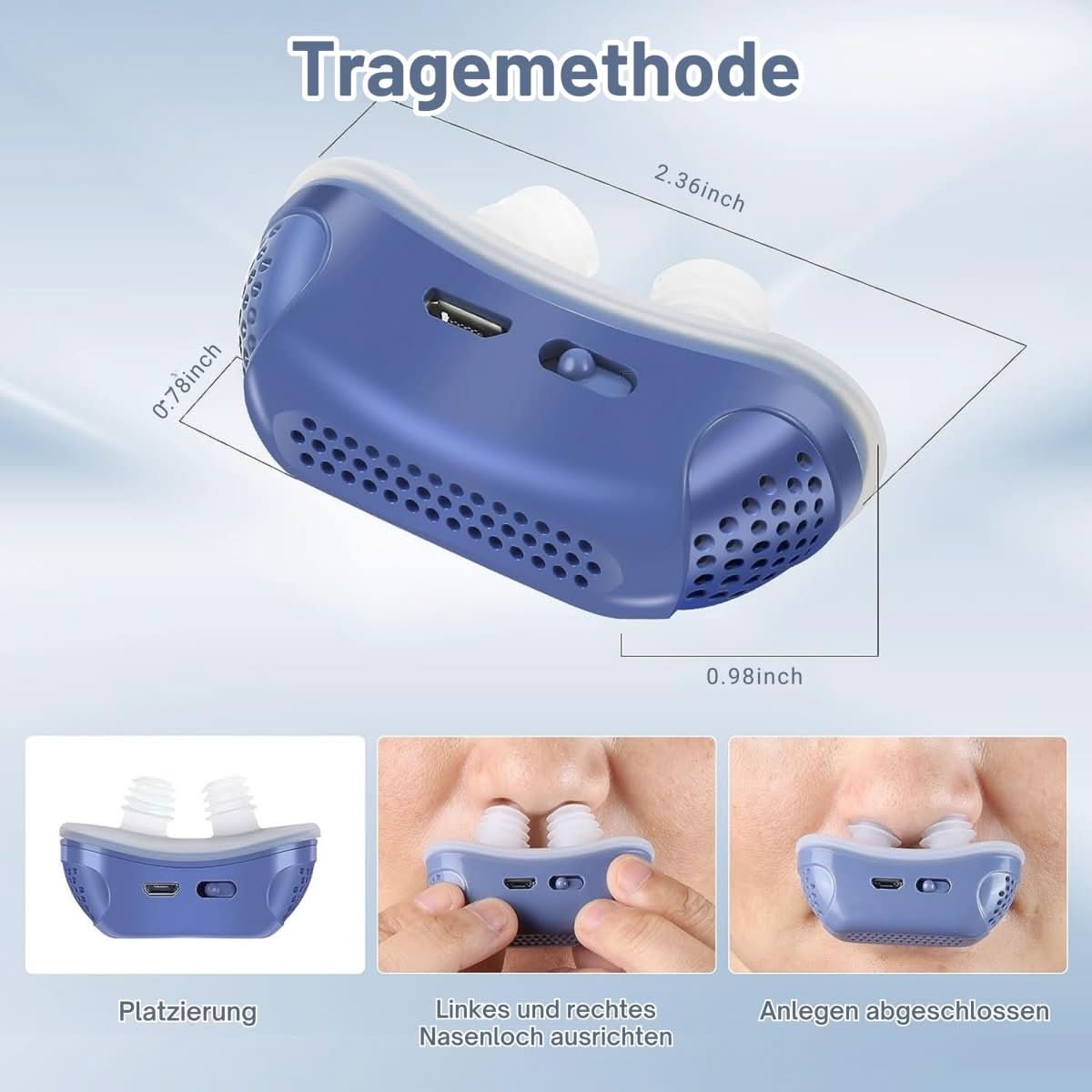 Kompakt CPAP-enhet för Sömn och Andning 5