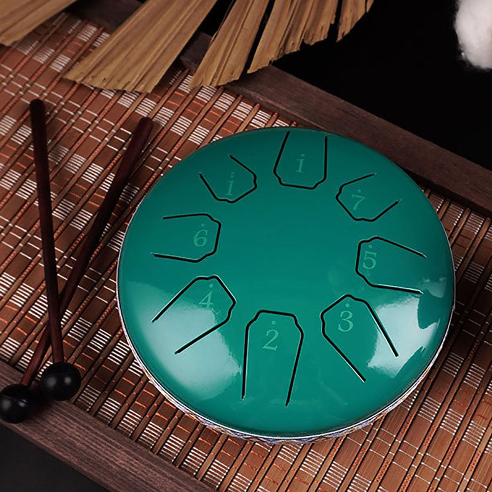 Kompakt Tongue Drum för Meditation och Musikterapi 12