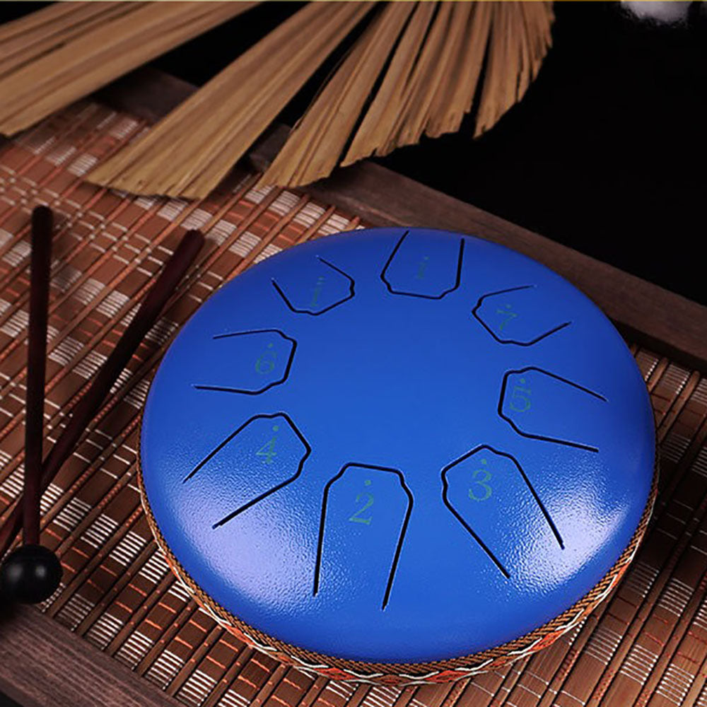 Kompakt Tongue Drum för Meditation och Musikterapi 15