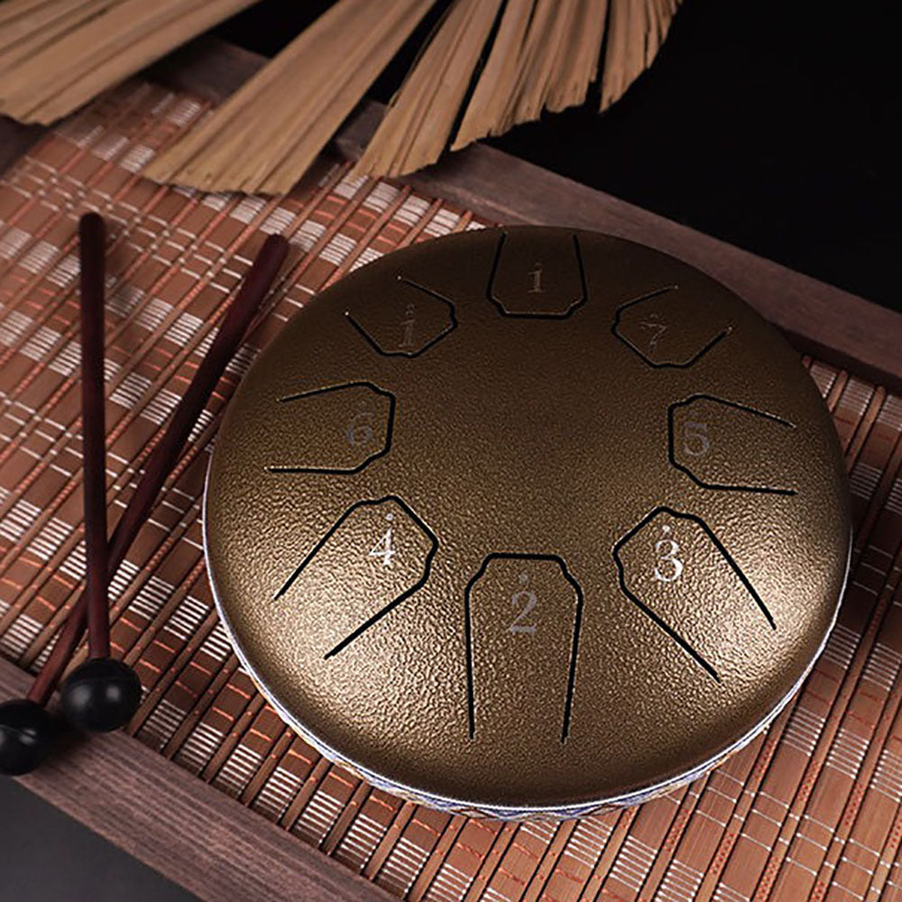 Kompakt Tongue Drum för Meditation och Musikterapi 18