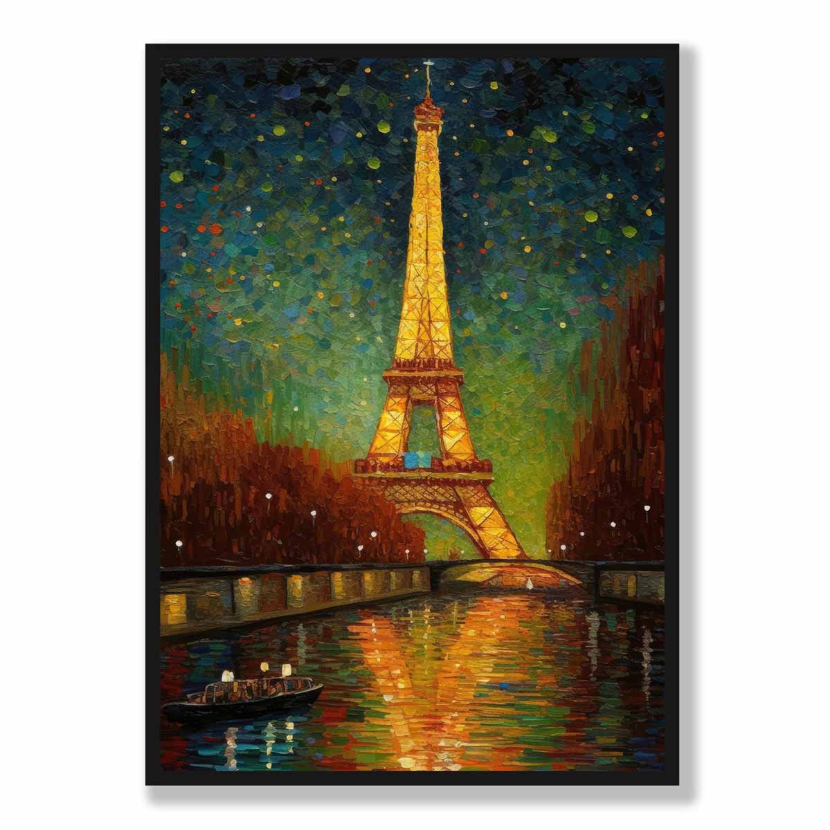 Konsttryck Paris Nattliv Inredning 5