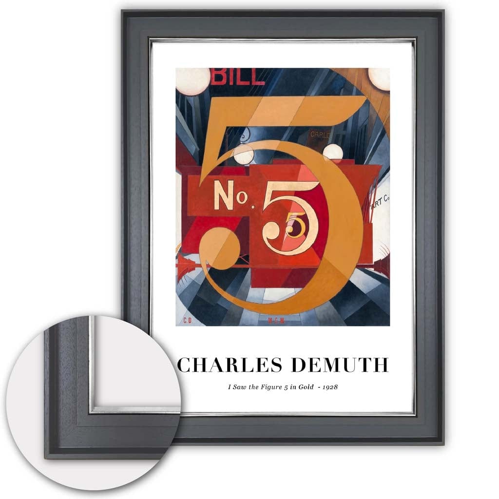 Konsttryck av Charles Demuth - Figur 5 Digitalt Designad för Hem och Kontor 5