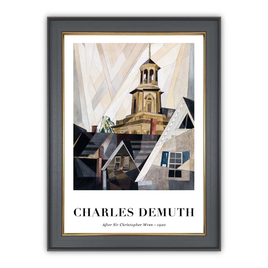 Konsttryck av Charles Demuth Inspirerat av Christopher Wren 0