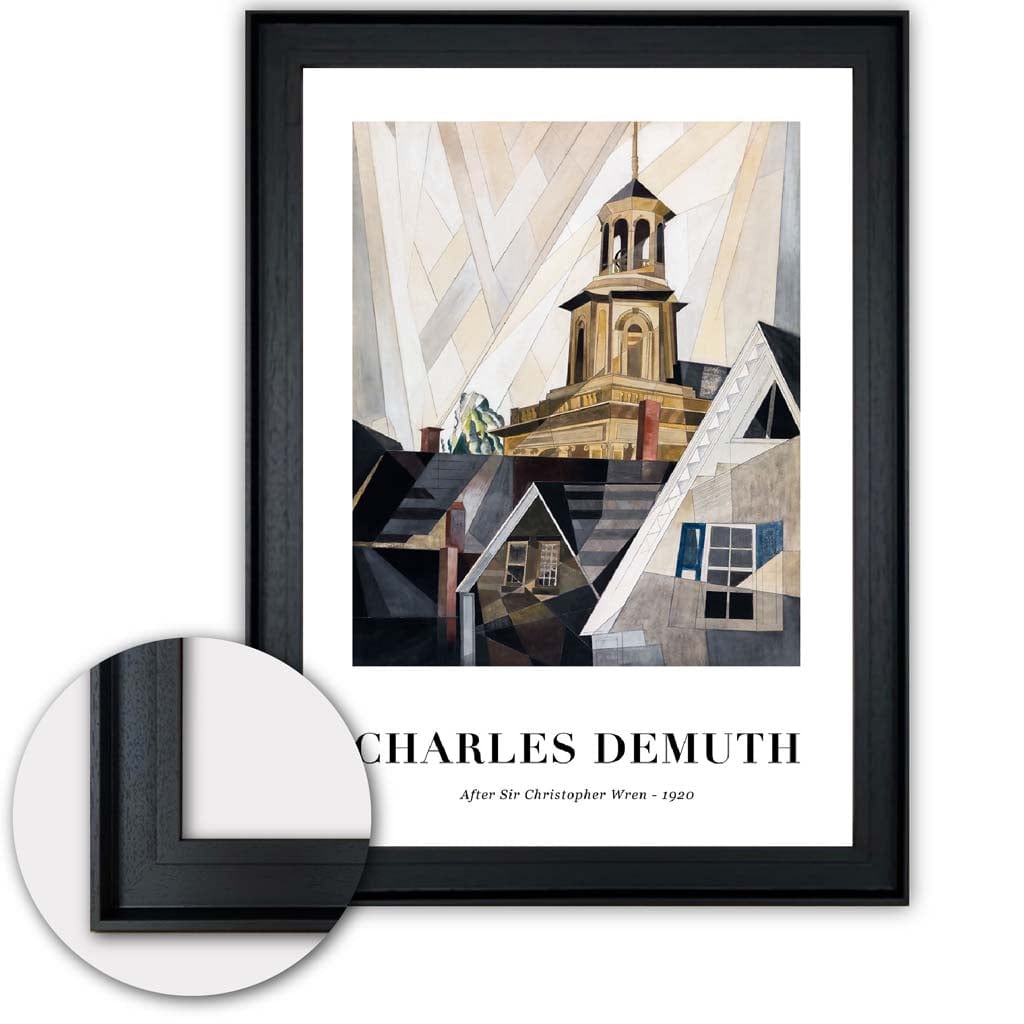Konsttryck av Charles Demuth Inspirerat av Christopher Wren 1