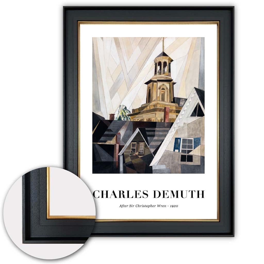 Konsttryck av Charles Demuth Inspirerat av Christopher Wren 3