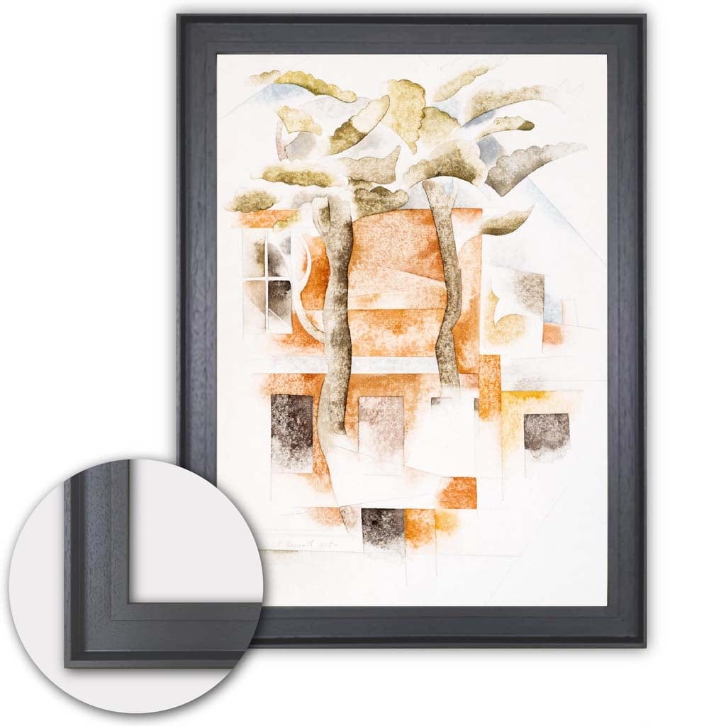 Konsttryck av Hus Genom Träd - Charles Demuth 4