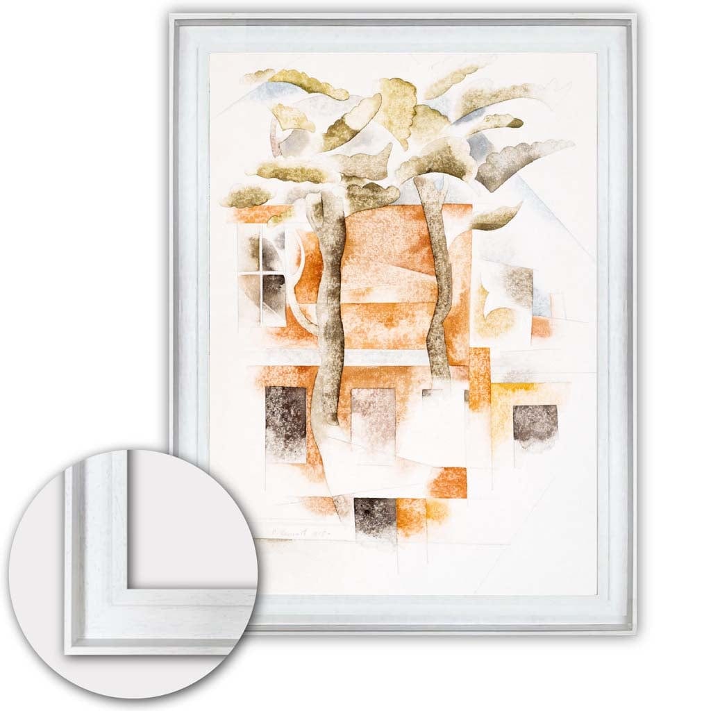 Konsttryck av Hus Genom Träd - Charles Demuth 7