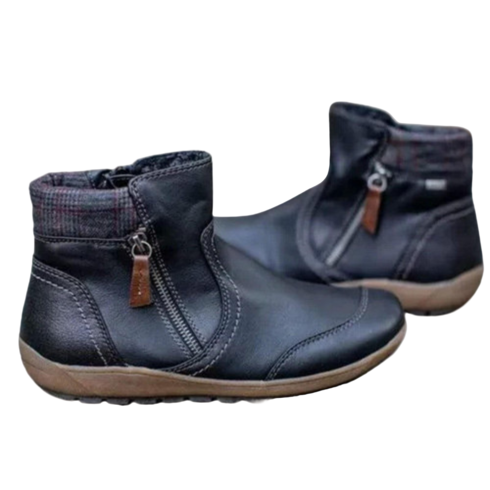 Korta Dam Stövlar Vattentåliga i Trendiga Färger 1