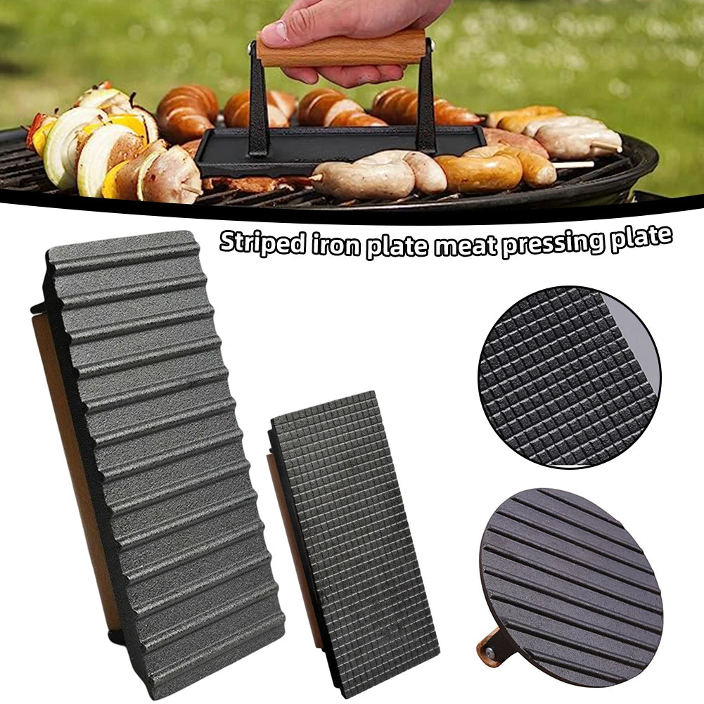 Köttpress för Grillning med Handtag 1