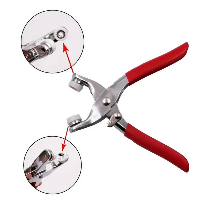 Kreativt Tryckknappsset med Tång för Hantverksprojekt 4