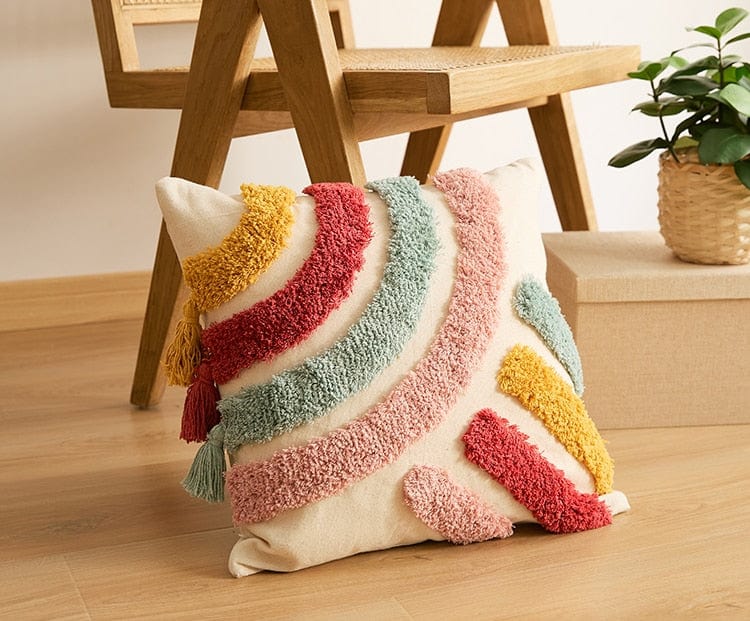 Kuddfodral 45x45 Etniska Motiv Handgjord För Heminredning 6