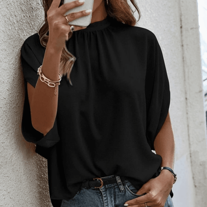 Kvinna Blus Chiffong Elegant och Mångsidig 2