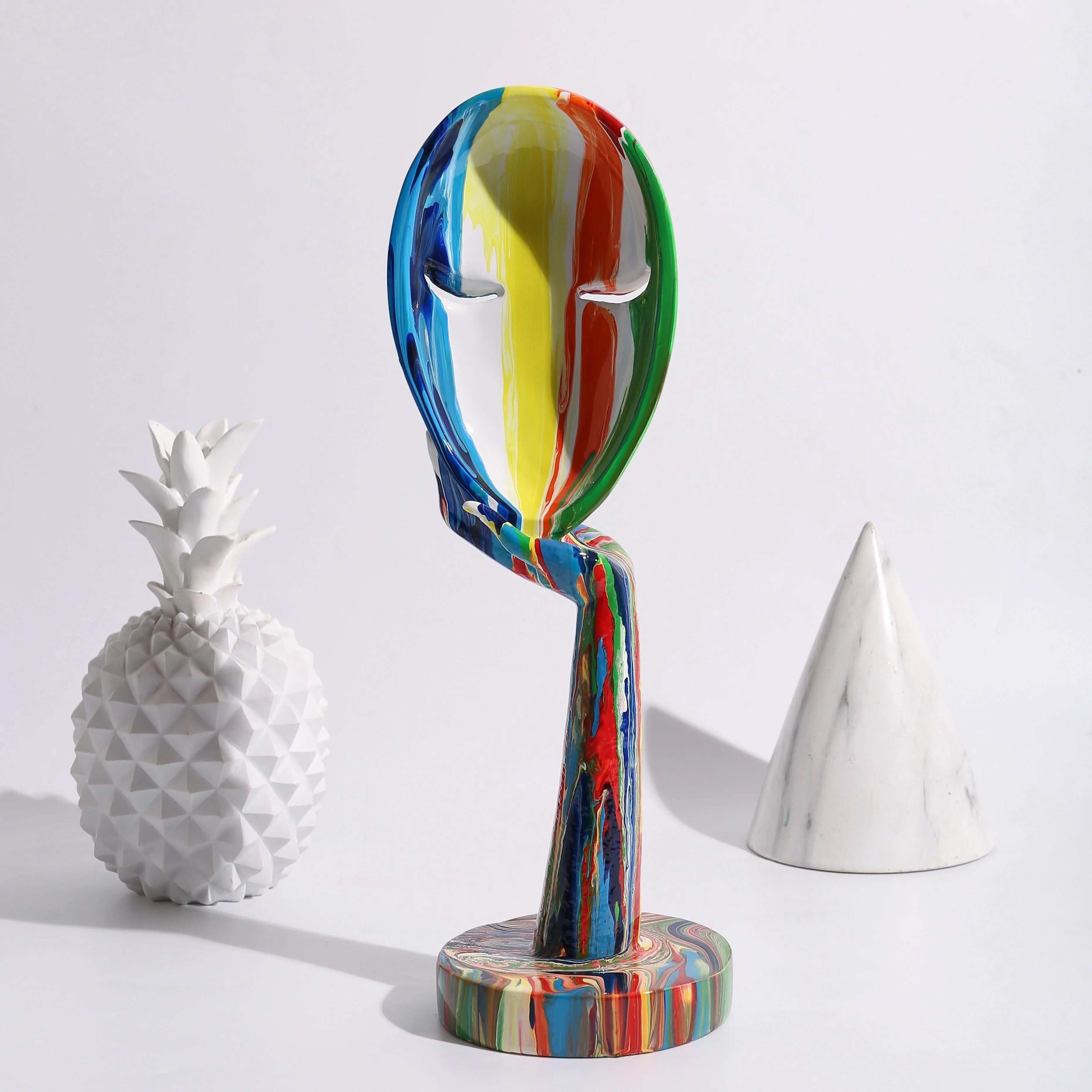 Kvinnlig Mask Dekoration i Modern Stil 5