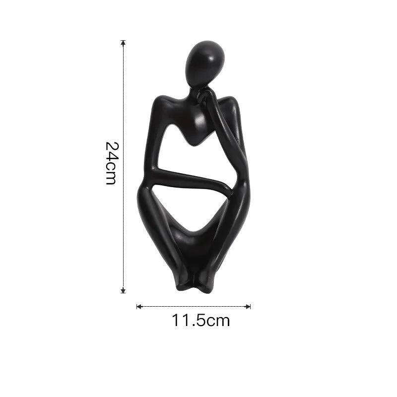 Kvinnlig Skulptur Abstrakt Konst för Heminredning 11