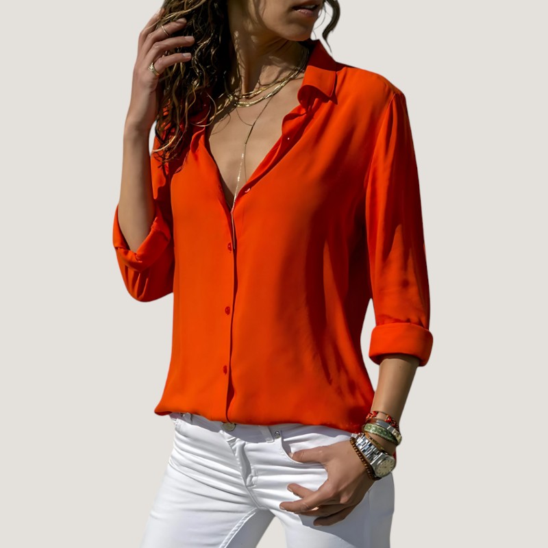 Kvinno Blus Chic och Tidlös 4