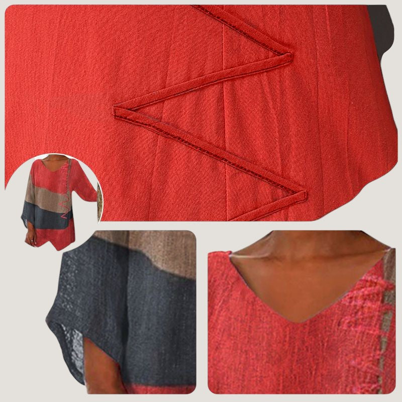 Kvinno Blus Flödig Modern Design 2