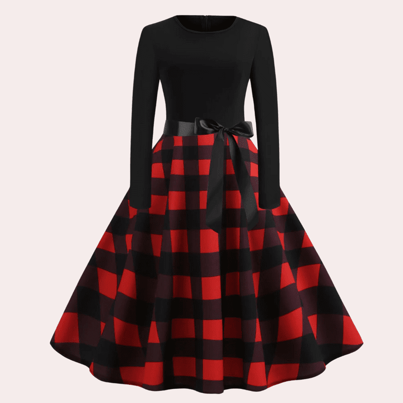 Kvinnors A-linjeformad Klänning Mjuk Elastisk Tyg 2