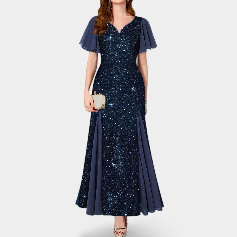 Kvinnors Aftonklänning Hjärtformad Urringning Polyester 7