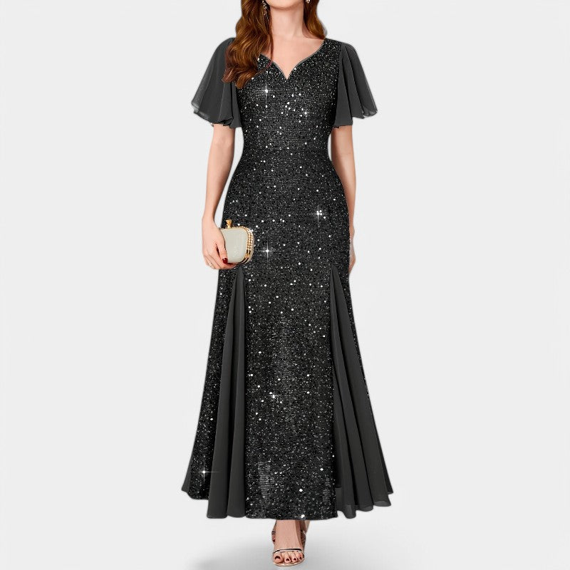 Kvinnors Aftonklänning Hjärtformad Urringning Polyester 9