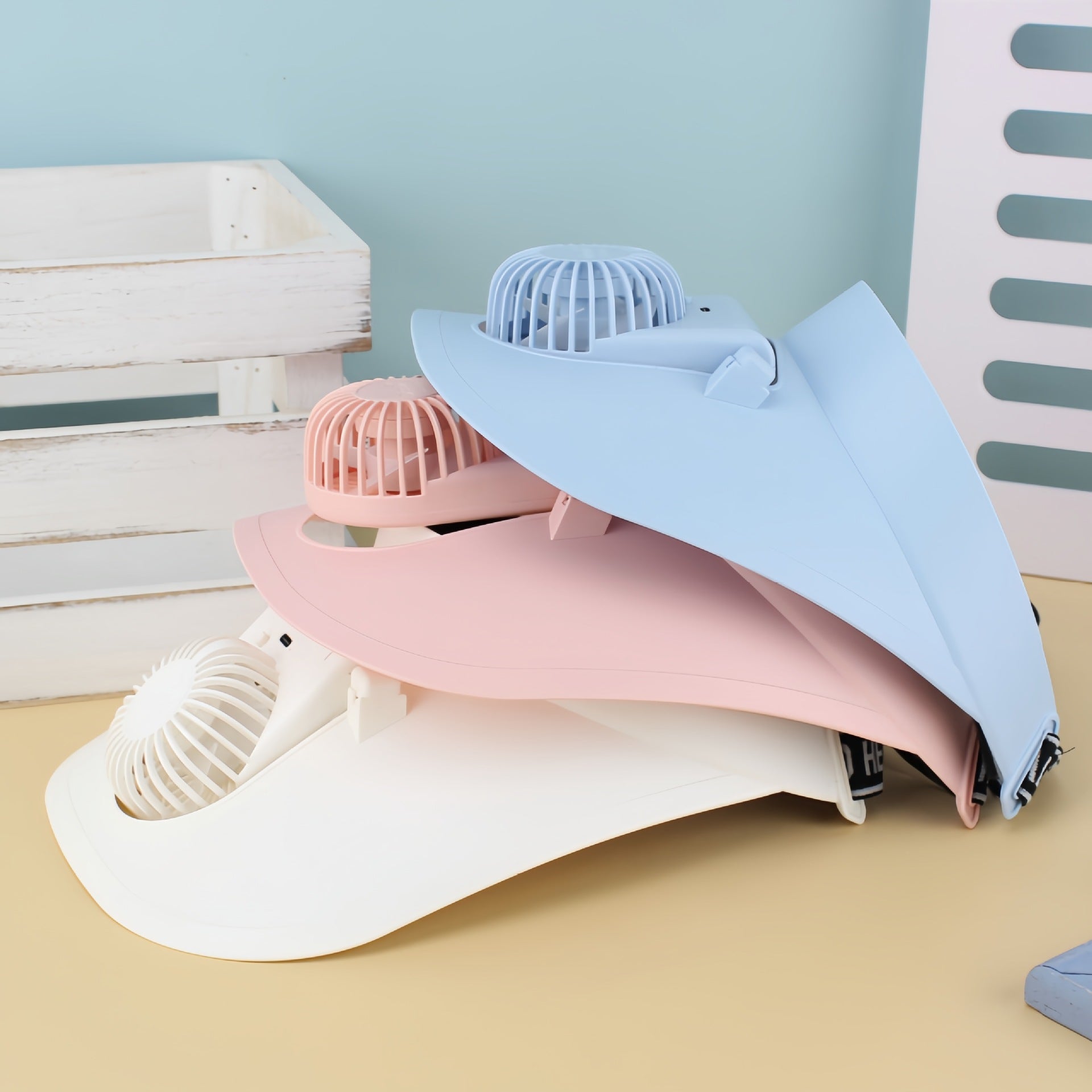 Kvinnors Bärbar Halsfläkt Trådlös Ergonomisk Design 2