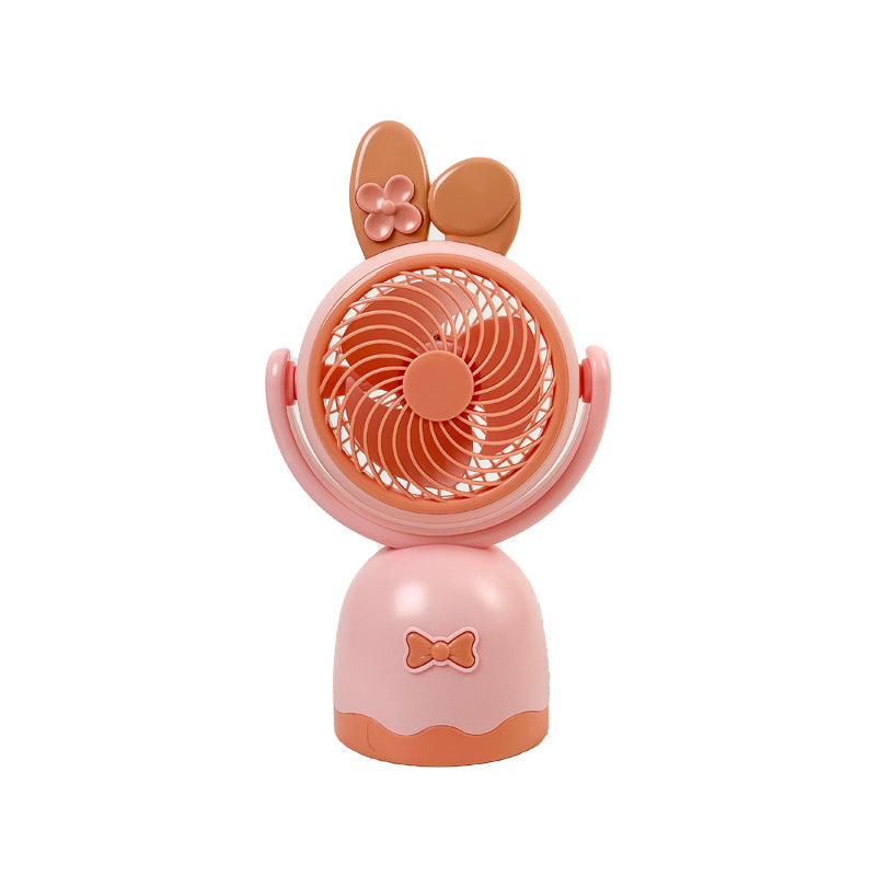 Kvinnors Bärbar Handfläkt med Kattöron Design 4