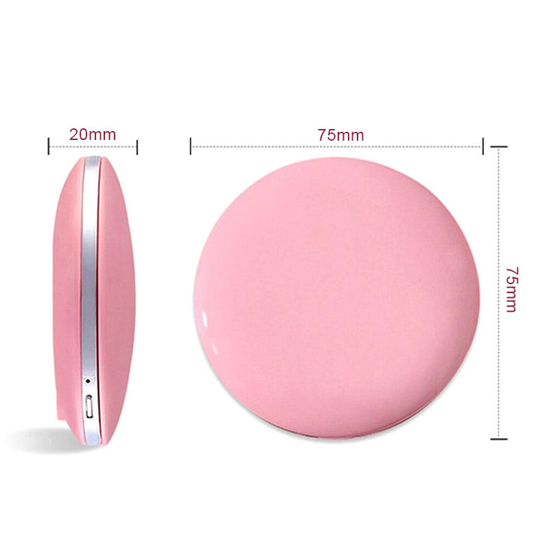 Kvinnors Bärbar Sminkspegel Med Belysning Kompakt Design 3