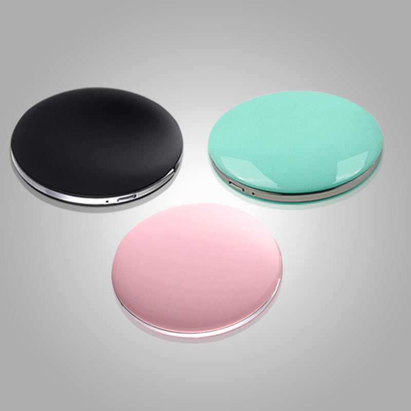 Kvinnors Bärbar Sminkspegel Med Belysning Kompakt Design 4