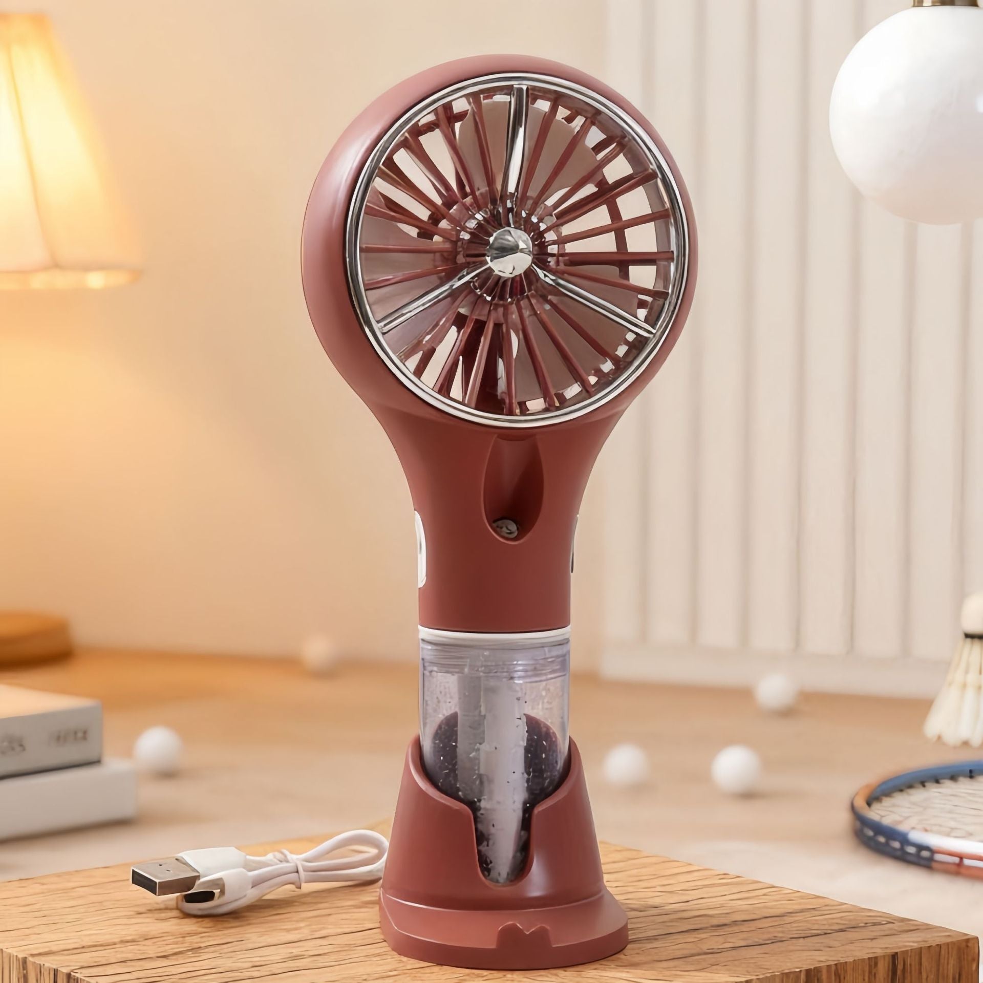 Kvinnors Bärbar Sprayfläkt Ergonomisk Design 14