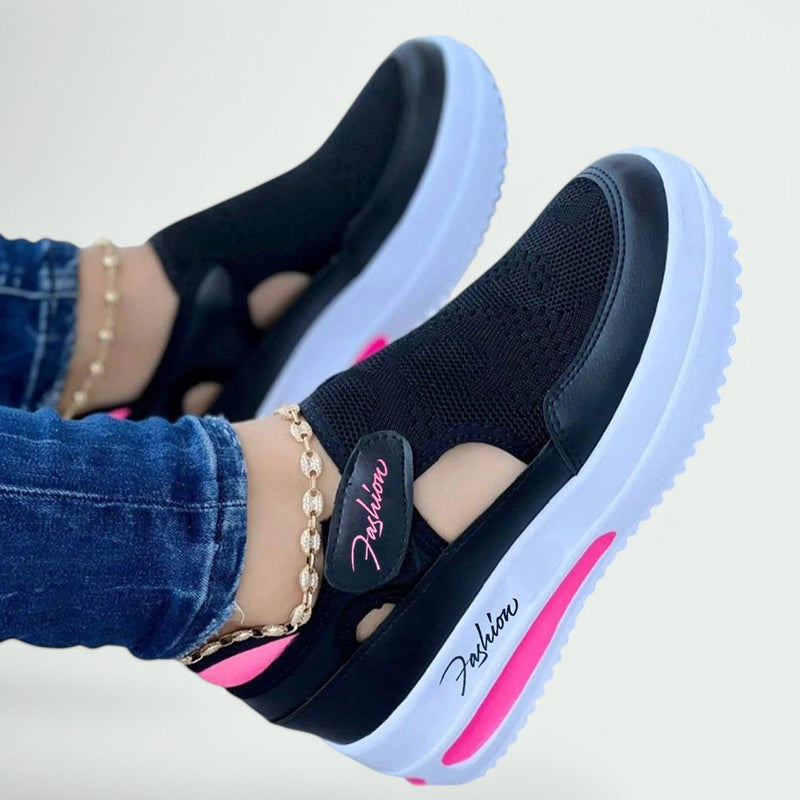 Kvinnors Bekväma Skor Justerbar Stängning Andningsbart Material 2