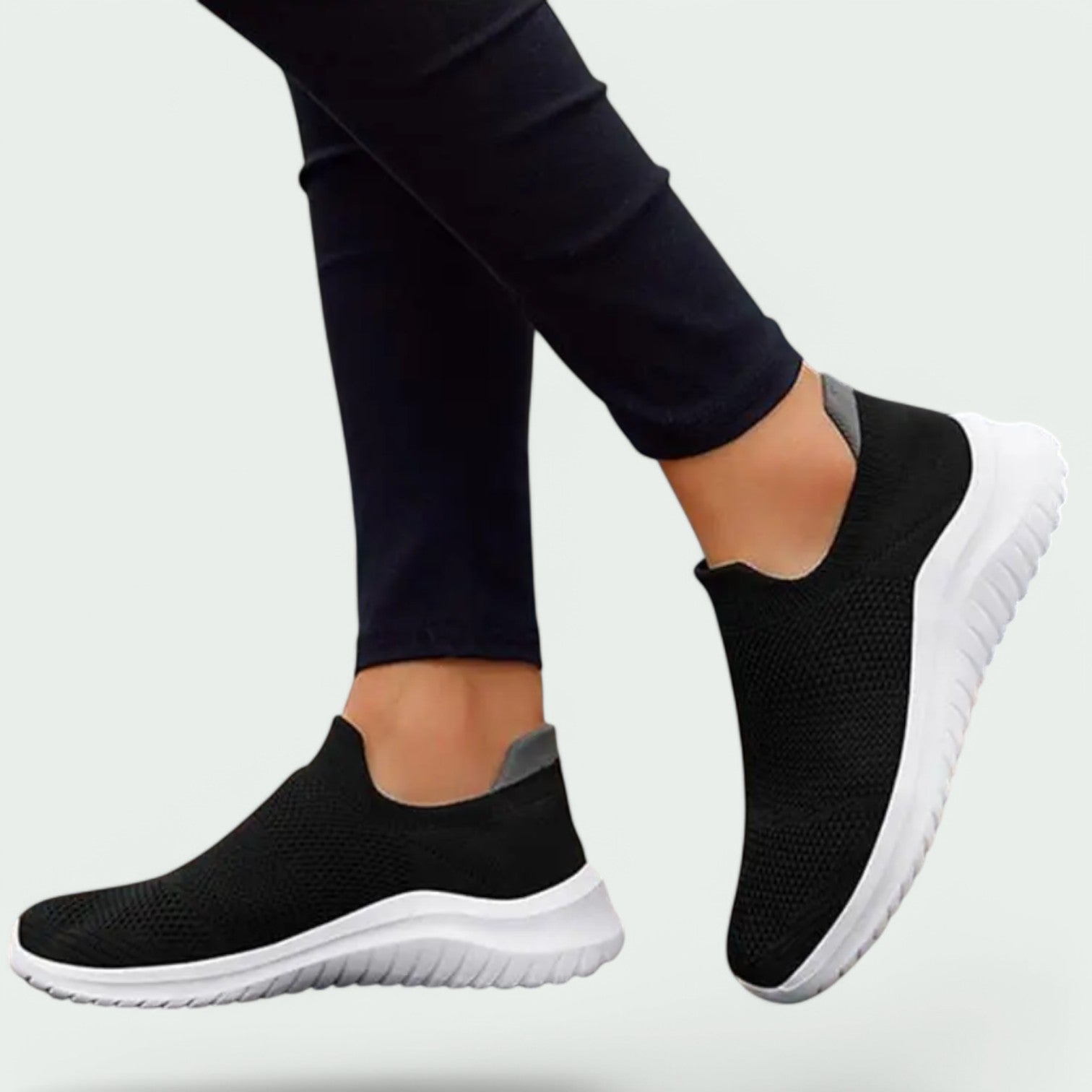 Kvinnors Bekväma Skor i Läder med Ergonomisk Design 9