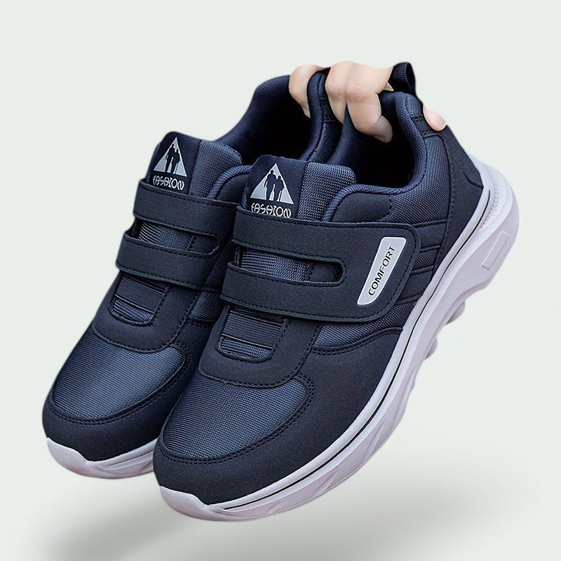 Kvinnors Bekväma Sneakers med Velcro och Andningsbart Material 3