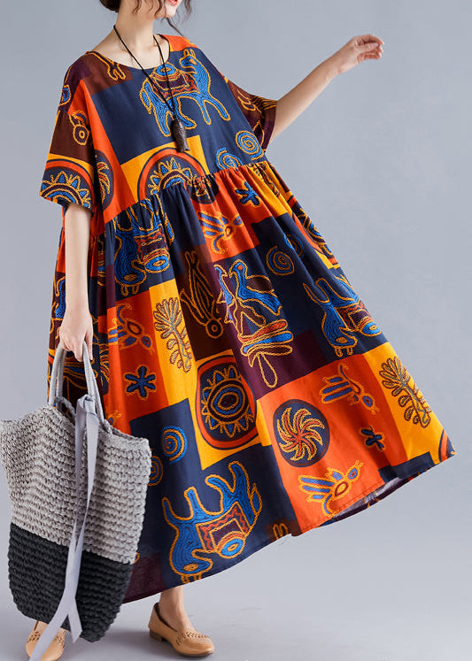 Kvinnors Blommig Sommarklänning Cinched Midja 1